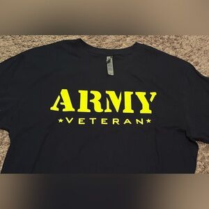 Black Army Veteran T-Shirt